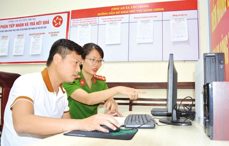 Bộ Công an ban hành Quyết định về Danh mục thủ tục hành chính thực hiện không phụ thuộc vào địa giới hành chính thuộc thẩm quyền tiếp nhận, giải quyết của Bộ Công an