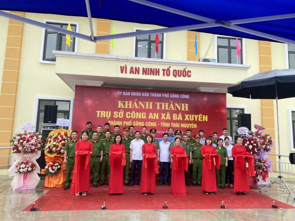 Khánh thành trụ sở Công an xã Bá Xuyên, thành phố Sông Công, tỉnh Thái Nguyên