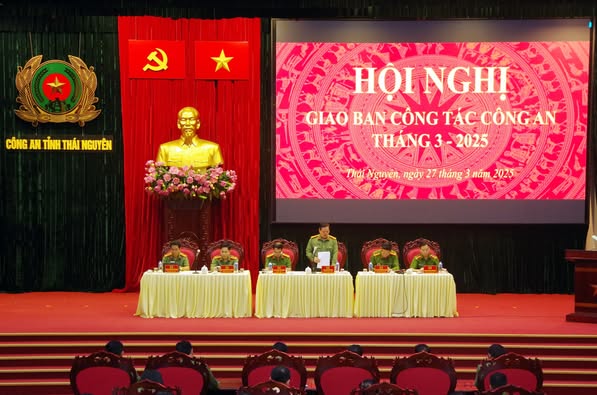 Công an tỉnh tổ chức giao ban công tác tháng 3/2025