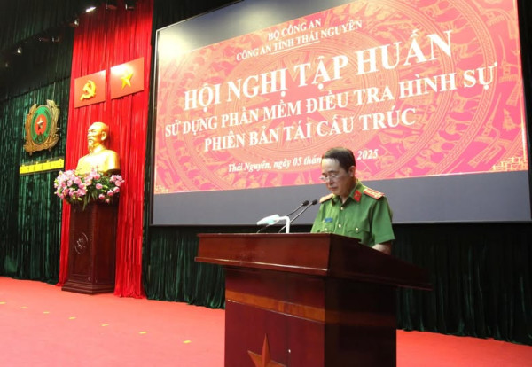 Tập huấn sử dụng Phần mềm điều tra hình sự