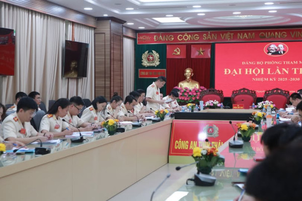 Đảng bộ Phòng Tham mưu Công an tỉnh Thái Nguyên tổ chức Đại hội đảng bộ lần thứ IV, nhiệm kỳ 2025 – 2030