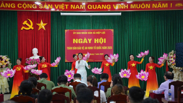 Tổ chức “điểm” Ngày hội toàn dân bảo vệ an ninh Tổ quốc tại xã Hiệp Lực, tỉnh Thái Nguyên