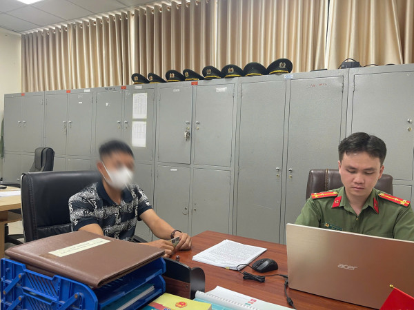 Phòng An ninh mạng và phòng, chống tội phạm sử dụng công nghệ cao triệu tập N.V.Đ để xử lý