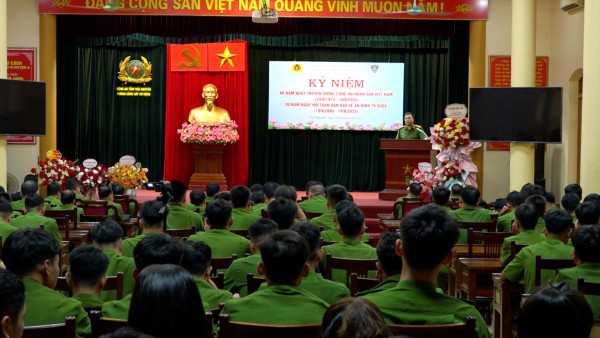 Cảnh sát cơ động Thái Nguyên: Kỷ niệm 80 năm Ngày truyền thống Công an nhân dân