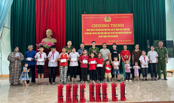 Tuyên truyền phòng cháy- lan tỏa yêu thương