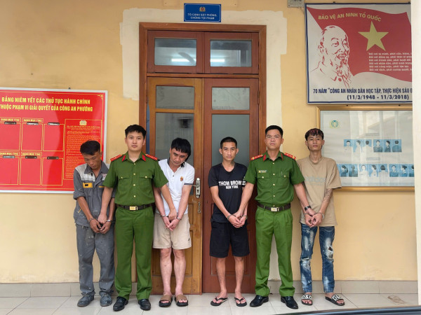 Các đối tượng bị bắt giữ