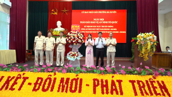 Phường Bá Xuyên tổ chức Ngày hội toàn dân bảo vệ an ninh Tổ quốc năm 2025