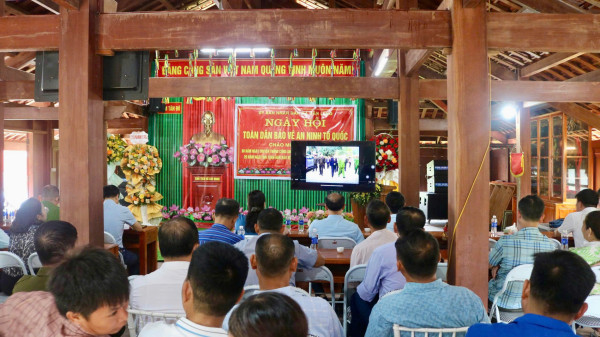 Ngày hội Toàn dân bảo vệ an ninh tổ quốc diễn ra tại xóm Tân Đô, xã Văn Lăng
