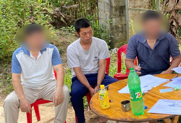 Công an xã Thượng Minh bắt quả tang đối tượng tàng trữ trái phép chất ma túy
