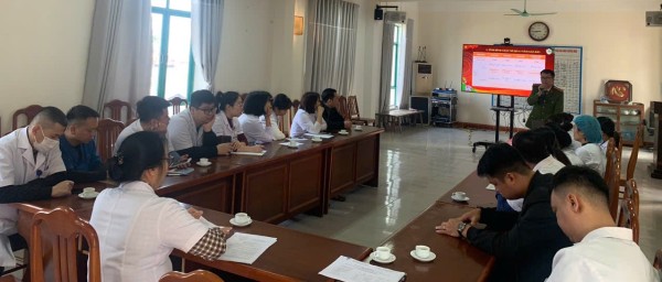 Bồi dưỡng nghiệp vụ và thực tập phương án chữa cháy  tại Bệnh viện Đa khoa Đại Từ