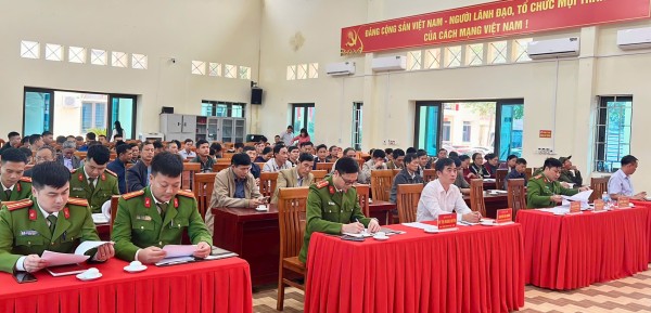 Công an xã Thành Công triển khai công tác phòng ngừa, đấu tranh với tội phạm “đường phố”