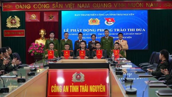 Tuổi trẻ Công an tỉnh Thái Nguyên tiên phong thực hiện phong trào thi đua “Ba nhất”
