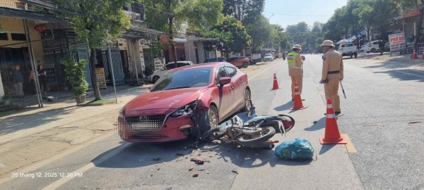 Xử lý nghiêm lái xe vi phạm nồng độ cồn, không chấp hành hiệu lệnh dừng xe của lực lượng Cảnh sát giao thông, gây tai nạn ở Thái Nguyên