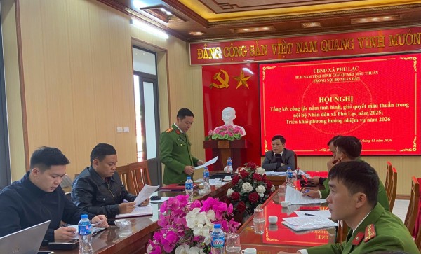 Chủ động nắm tình hình, giải quyết mâu thuẫn trong nội bộ Nhân dân