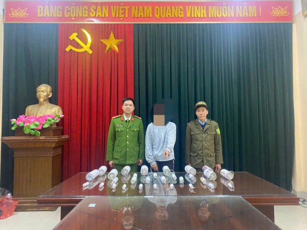 Công an phường Gia Sàng bắt giữ đối tượng sản xuất, buôn bán pháo nổ tự chế