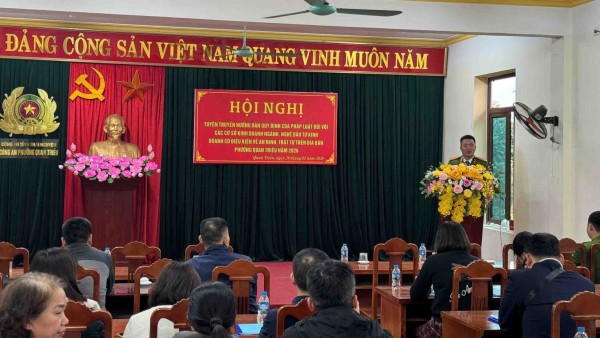 Tuyên truyền pháp luật liên quan đến ngành nghề đầu tư kinh doanh có điều kiện