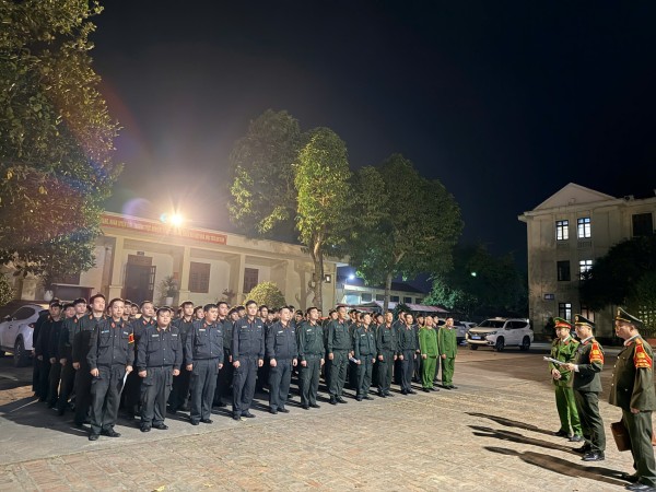 Công an tỉnh Thái Nguyên tăng cường kiểm tra điều lệnh Công an nhân dân tại Công an các đơn vị, địa phương làm nhiệm vụ bảo vệ Đại hội đại biểu toàn quốc lần thứ XIV của Đảng.