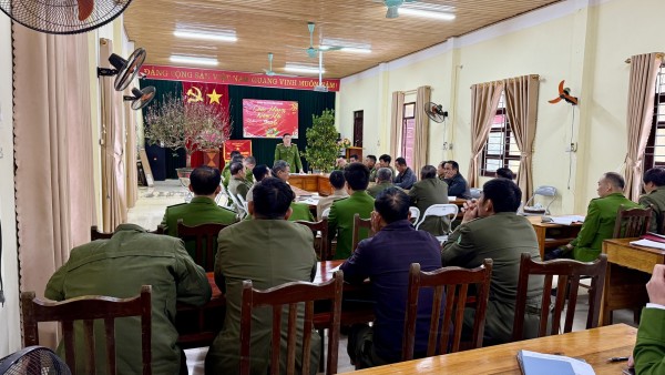 Triển khai công tác đảm bảo ANTT dịp Tết Nguyên đán Bính Ngọ 2026
