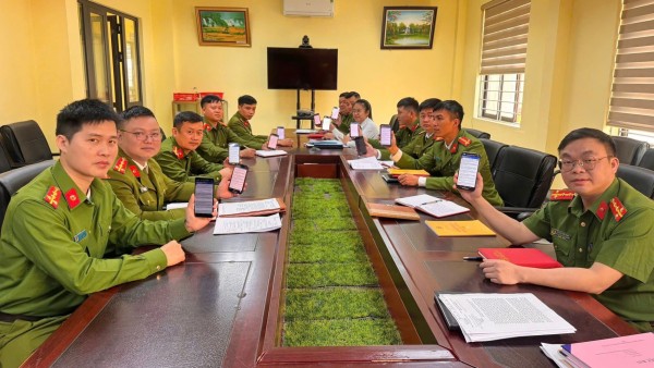 Tuổi trẻ Công an tỉnh Thái Nguyên tích cực hưởng ứng cuộc thi trực tuyến tìm hiểu về bầu cử