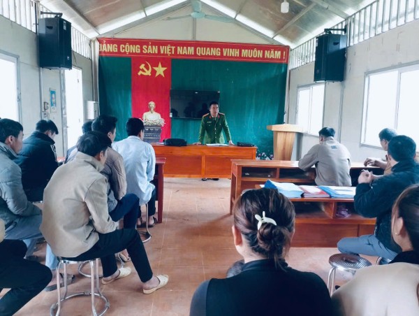 Đồng chí Thiếu tá Giàng Văn Sa