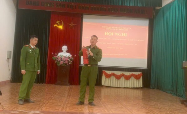 Công an xã Đồng Hỷ triển khai phương án bảo đảm an ninh bầu cử