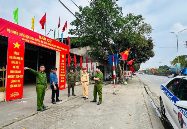 Chủ động phương án bảo đảm trật tự an toàn giao thông phục vụ ngày bầu cử