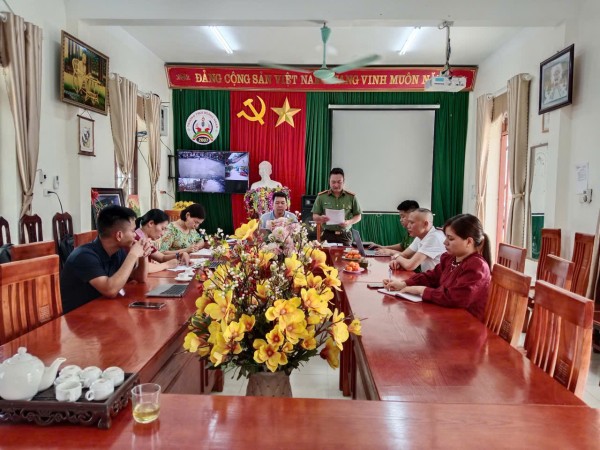Tăng cường kiểm tra bí mật nhà nước tại các đơn vị, cơ sở giáo dục trên địa bàn xã