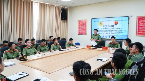 Quán triệt Nghị quyết Đại hội XIV của Đảng, nâng cao nhận thức, tư duy mới trong tuổi trẻ Công an tỉnh