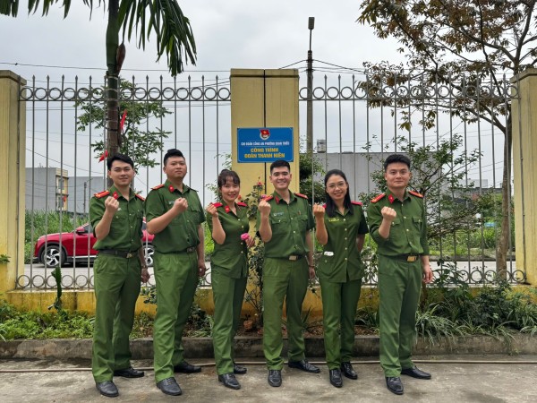 Công an phường Quan Triều cụ thể hóa phong trào thi đua Ba nhất