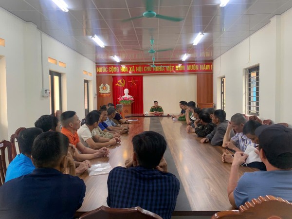 Công an xã An Khánh tuyên truyền, triển khai mô hình tái hòa nhập cộng đồng