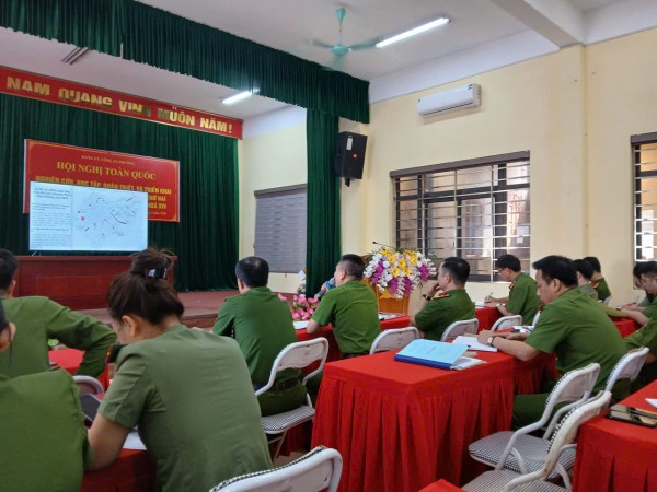 Công an phường Phan Đình Phùng triển khai phương án phòng, chống lụt bão, ngập úng, sạt lở