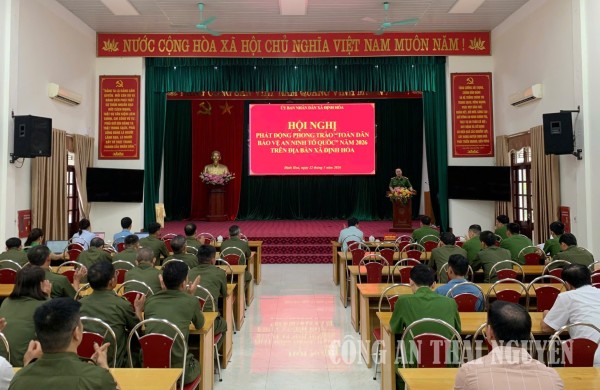 Phát động phong trào toàn dân bảo vệ an ninh Tổ quốc tại xã Định Hóa