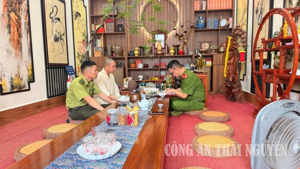 Công an xã La Bằng tuyên truyền thực hành phóng sinh động vật hoang dã đúng quy định pháp luật