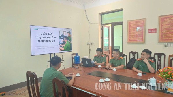 Diễn tập ứng cứu sự cố an toàn thông tin.