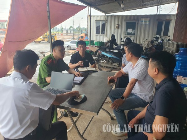 Phối hợp đảm bảo an ninh, trật tự tại công trường Dự án khu đô thị Ấm Điện 2