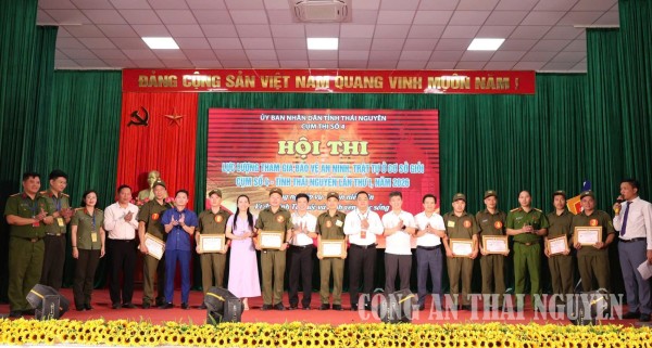 Sôi nổi Hội thi lực lượng tham gia bảo vệ an ninh, trật tự ở cơ sở giỏi Cụm thi số 4