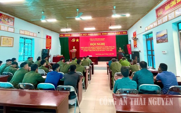 Hội nghị triển khai Kế hoạch đảm bảo an ninh trật tự, an toàn giao thông, phòng chống cháy nổ Lễ hội văn hóa truyền thống “Chợ tình Xuân Dương” năm 2026