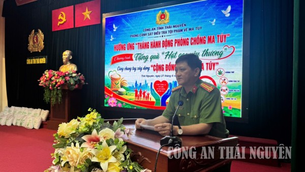 Hưởng ứng Tháng hành động phòng, chống ma túy năm 2026 và Ngày Quốc tế phòng, chống ma túy, Ngày toàn dân phòng, chống ma túy (26/6), Phòng Cảnh sát điều tra tội phạm về ma túy Công an tỉnh Thái Nguyên đã chủ trì, phối hợp với các đơn vị li