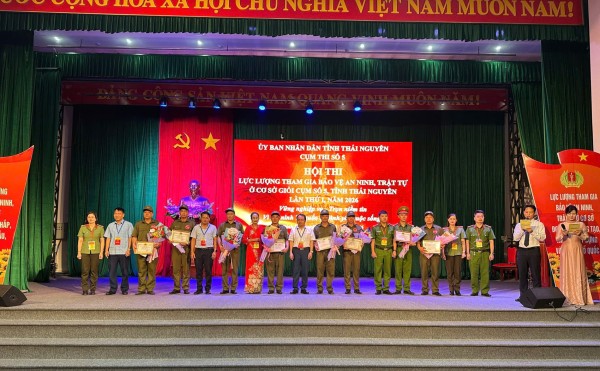 Sôi nổi hội thi lực lượng tham gia bảo vệ ANTT ở cơ sở giỏi Cụm số 5