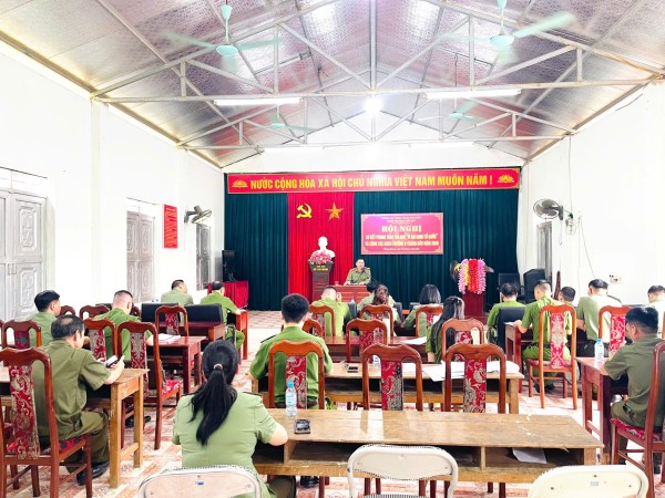 Cụm thi đua số 227 sơ kết phong trào thi đua “Vì an ninh Tổ quốc” 6 tháng đầu năm 2026