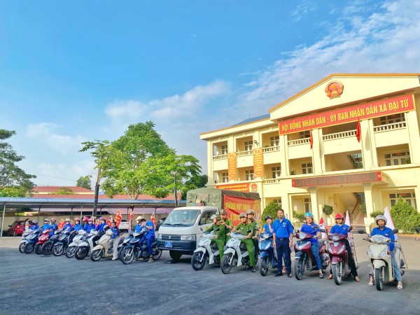 Đoàn Thanh niên Công an xã Đại Từ hưởng ứng Tuần lễ Quốc gia không khói thuốc