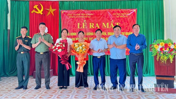 Ra mắt mô hình “Lũng Luông bình yên, đoàn kết, tự quản về ANTT” tại xã Thần Sa