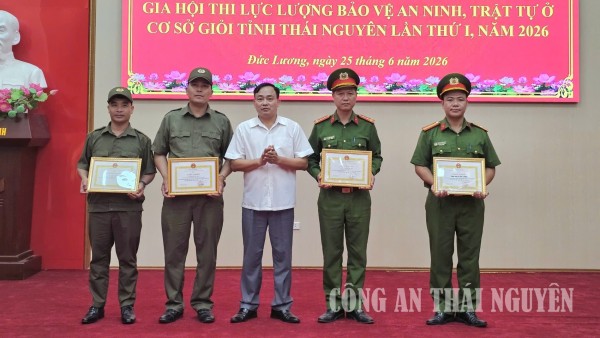 Xã Đức Lương sơ kết công tác phối hợp giữa Công an, Quân sự và Kiểm lâm