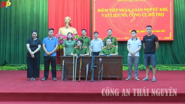 Ra mắt mô hình phòng chống tội phạm liên quan đến vũ khí, vật liệu nổ, công cụ hỗ trợ tại xã Đại Phúc.