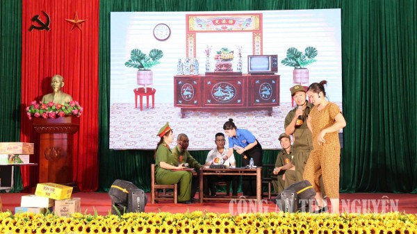 Phần thi của xã Đồng Hỷ