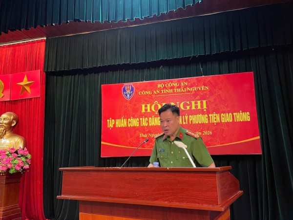 Tập huấn nghiệp vụ công tác đăng ký, quản lý phương tiện giao thông