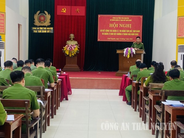 Hội nghị sơ kết công tác quản lý, thi hành tạm giữ, tạm giam và quản lý kho vật chứng