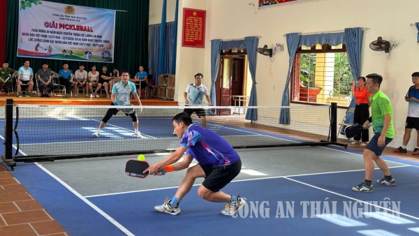 Sôi nổi Giải Pickleball Cụm thi đua số 224