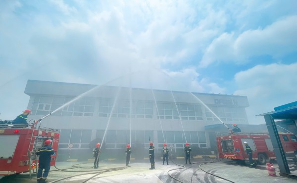 Thực tập phương án chữa cháy, cứu nạn, cứu hộ tại doanh nghiệp