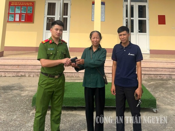 Xác minh, trao trả lại tài sản cho người bị mất